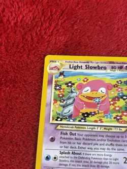 Light Slowbro 51/105 Neo Destiny Regular Pokemon Card Played - Image 3