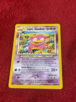 Light Slowbro 51/105 Neo Destiny Regular Pokemon Card Played - Image 5