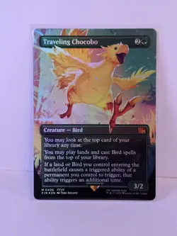 Traveling Chocobo (Borderless) Final Fantasy Foil - Image 3