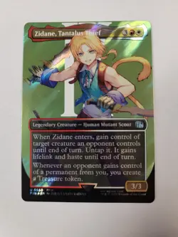 Zidane, Tantalus Thief (Borderless) (Surge Foil) Final Fantasy Foil - Image 3