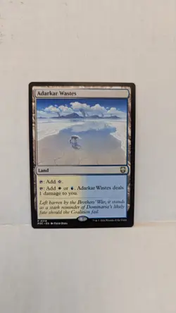 MTG Adarkar Wastes Modern Horizons 3 Commander 0316 Regular Rare NM - Image 1