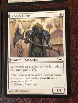 Leonin Elder X4 Mirrodin Ex Condition See Pics Front Back - Image 11