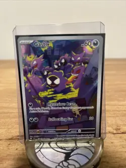 Pokemon TCG Gastly 177/162 Temporal Forces Illustration Rare Mint-Holo Condition - Image 1