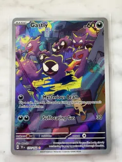 Pokemon TCG Gastly 177/162 Temporal Forces Illustration Rare Mint-Holo Condition - Image 3
