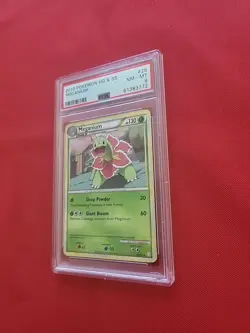 Pokemon: Meganium #26/123 Non-holo Rare HeartGold SoulSilver 2010 - PSA 8 - A5 - Image 6