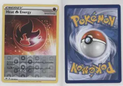 Heat R Energy Reverse Foil Pokémon Sword & Shield Darkness Ablaze #174 0d7t - Image 6