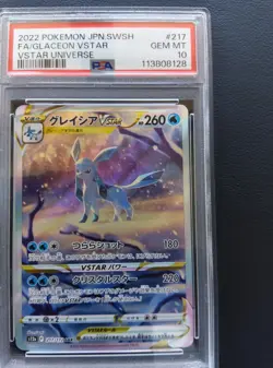 PSA 10 Leafeon Glaceon Vstar SAR set 210 217/172 Vstar Universe Pokemon Card - Image 7