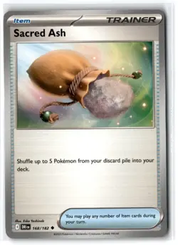 2025 Scarlet & Violet Series - Destined Rivals Sacred Ash #168 Uncommon - Image 1