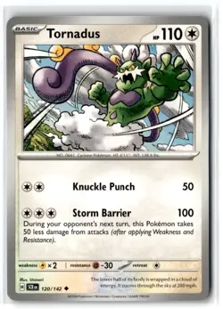 2024 Scarlet & Violet Series - Stellar Crown Tornadus #120 Uncommon - Image 1