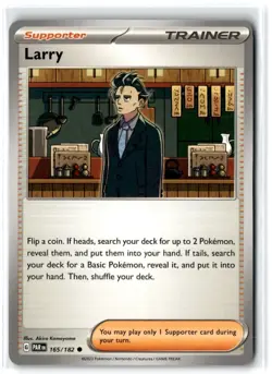 2023 Scarlet & Violet Series - Paradox Rift Larry #165 Common - Image 1