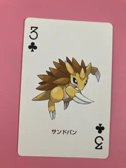 Sandslash pokemon Playing Poker Card Leaf green Venusaur Nintendo Japanese - Image 8