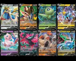 Pokemon Card Lot 10 Official TCG Cards Ultra Rare Included EX GX V MEGA + HOLOS! - Image 1