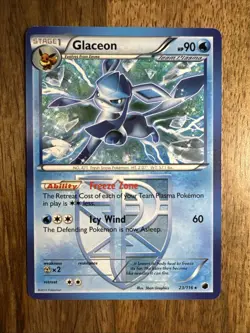 Pokémon TCG Glaceon Plasma Freeze 23/116 Regular Rare - Image 1