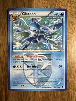 Pokémon TCG Glaceon Plasma Freeze 23/116 Regular Rare - Image 3