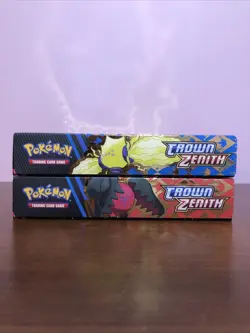 Pokémon Crown Zenith Regieleki V & Regidrago V Collection Box SEALED LOT OF 2 - Image 4