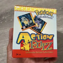 POKEMON Action Flipz Premier Edition! Unopened Box 24 Packs Artbox Nintendo 1999 - Image 12