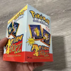POKEMON Action Flipz Premier Edition! Unopened Box 24 Packs Artbox Nintendo 1999 - Image 13