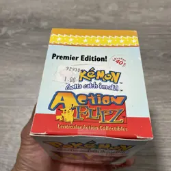 POKEMON Action Flipz Premier Edition! Unopened Box 24 Packs Artbox Nintendo 1999 - Image 2