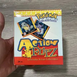 POKEMON Action Flipz Premier Edition! Unopened Box 24 Packs Artbox Nintendo 1999 - Image 4
