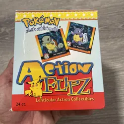 POKEMON Action Flipz Premier Edition! Unopened Box 24 Packs Artbox Nintendo 1999 - Image 7