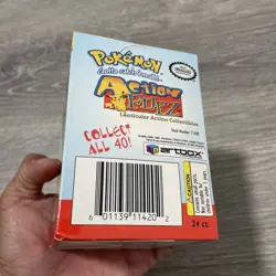 POKEMON Action Flipz Premier Edition! Unopened Box 24 Packs Artbox Nintendo 1999 - Image 8