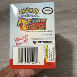 POKEMON Action Flipz Premier Edition! Unopened Box 24 Packs Artbox Nintendo 1999 - Image 9