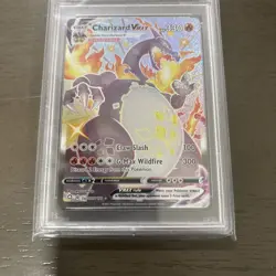 CHARIZARD VMAX FA PSA 10 2021 POKEMON SWORD & SHIELD #SV107 SHINING FATES 8366 - Image 3