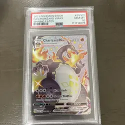 CHARIZARD VMAX FA PSA 10 2021 POKEMON SWORD & SHIELD #SV107 SHINING FATES 8366 - Image 7