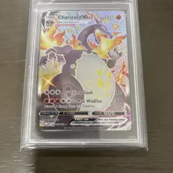 CHARIZARD VMAX FA PSA 10 2021 POKEMON SWORD & SHIELD #SV107 SHINING FATES 8366 - Image 9