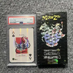 Metazoo Black Ink Holo PSA 9 Mint KS Card + Kickstarter WPT Sealed Promo Box - Image 1