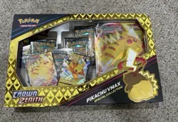 Pokémon TCG Sword & Shield Game Crown Zenith Pikachu VMAX Special Collection Box - 5 Packs - Image 4