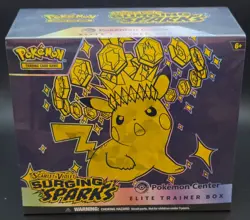 Pokémon Surging Sparks Elite Trainer Box ETB Pokemon Center Exclusive - SEALED - Image 1