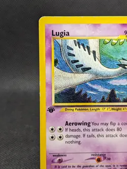 Pokemon TCG - 1st Edition Lugia 20/64 Neo Revelation Rare  WOTC Non Holo - Image 4