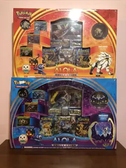 Pokemon TCG XY Solgaleo Lunala Alola Collection(s) Set RARE Factory Sealed - Image 1