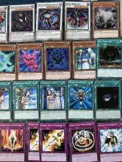 YuGiOh Link Synchro Nordic Beasts Ascendant Alfar Etc Aesir Deck & Extra Deck - Image 10