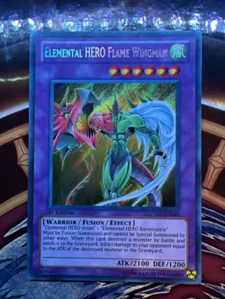 Elemental HERO Flame Wingman LCGX-EN045 Secret Rare 1st Edition NM (slot#54) - Image 12