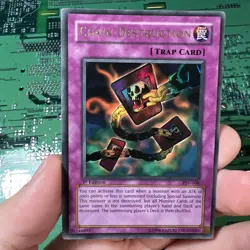 Chain Destruction PSV-006 Ultra 1st Edition Pharaoh's Servant Yugioh Card MP - Image 4