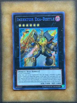 Yugioh Inzektor Exa-Beetle ORCS-EN046 Secret Rare LP - Image 2