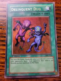 Delinquent Duo MRL-039 Magic Ruler 1st Edition Yugioh Card - Image 1