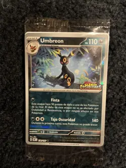 Umbreon - 130/197 - Obsidian Flames SPANISH Stamped Promo - Sealed Pokemon Card - Image 1