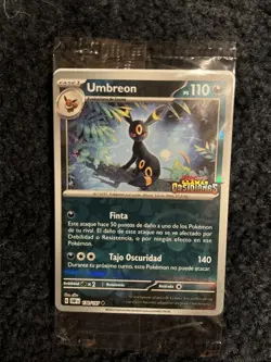 Umbreon - 130/197 - Obsidian Flames SPANISH Stamped Promo - Sealed Pokemon Card - Image 4