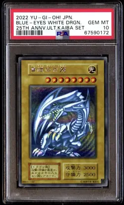 Psa 10 Blue-Eyes White Dragon 25th Anniversary Promo Ultimate Kaiba Set Yugioh - Image 1