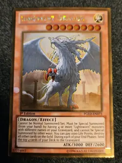 Judgment Dragon PGLD-EN072 Gold Rare 1st Ed Lp - Image 1
