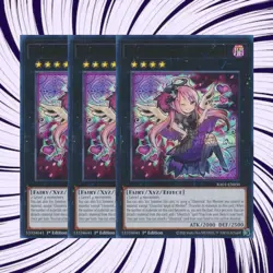 Yugioh! 3x Ghostrick Angel of Mischief RA01-EN036 Ultra Rare 1st Ed NM - Image 3