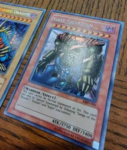 Yu-Gi-Oh! TCG Exodia, Tri-Horned Dragon & Gate Guardian Reprint 3 Card Bundle NM - Image 11
