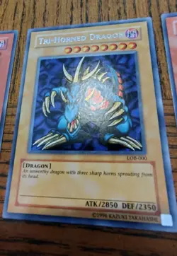 Yu-Gi-Oh! TCG Exodia, Tri-Horned Dragon & Gate Guardian Reprint 3 Card Bundle NM - Image 4