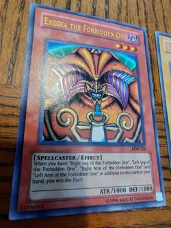 Yu-Gi-Oh! TCG Exodia, Tri-Horned Dragon & Gate Guardian Reprint 3 Card Bundle NM - Image 8