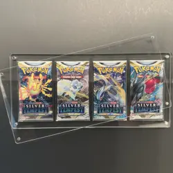 TCG 4x Booster Pack Acrylic Case Holder - Pokemon, Yu-Gi-Oh, and Magic - Image 4
