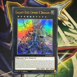 Yugioh! Galaxy-Eyes Cipher X Dragon GFTP-EN011 Ultra Rare 1st Edition NM - Image 1