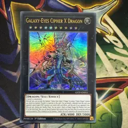 Yugioh! Galaxy-Eyes Cipher X Dragon GFTP-EN011 Ultra Rare 1st Edition NM - Image 3